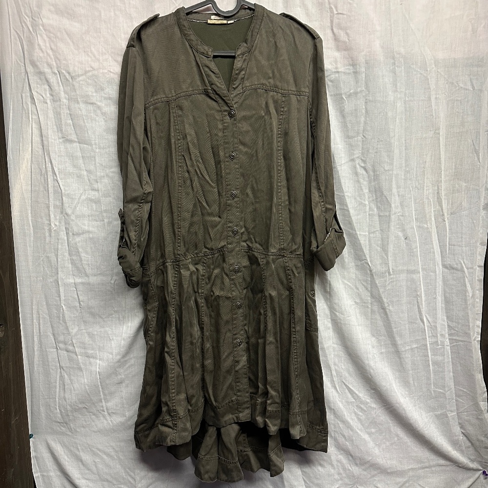 Anthropologie Holding Horses Marion Swing Shirt Dress